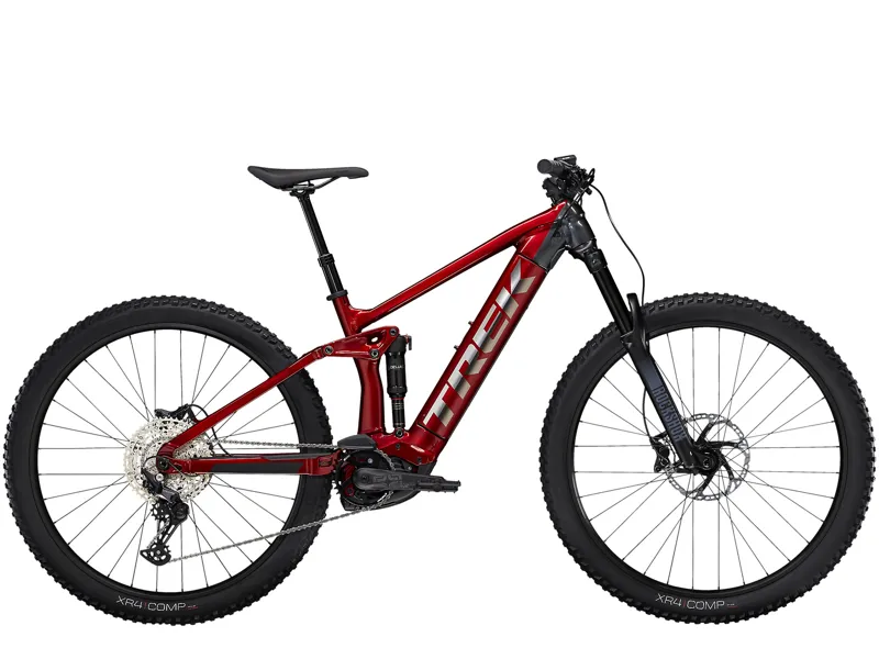 TREK Rail 5 Gen 2 625Wh Electric Bike in Crimson and Grey